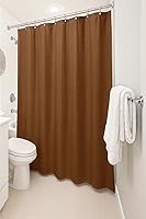 Vista 29 de Dependable Industries inc. Essentials Forro magnetizado de cortina de ducha para baño con ojales de metal, impermeable (rojo)