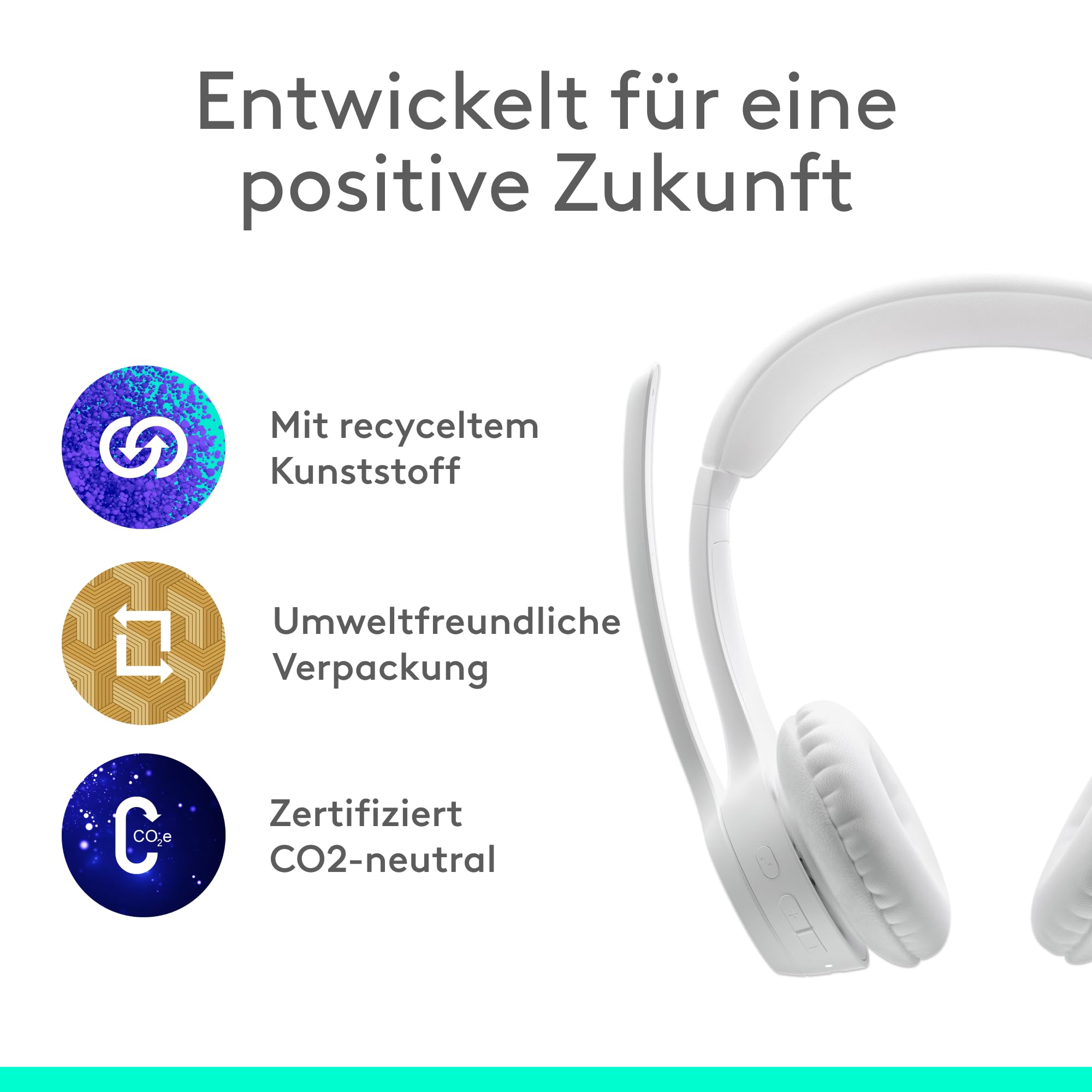 Logitech Zone 300 Wireless Bluetooth Headset – Bild 7