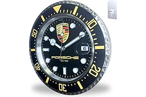 P0rsche Wall Clock: The Ultimate Fan Accessory