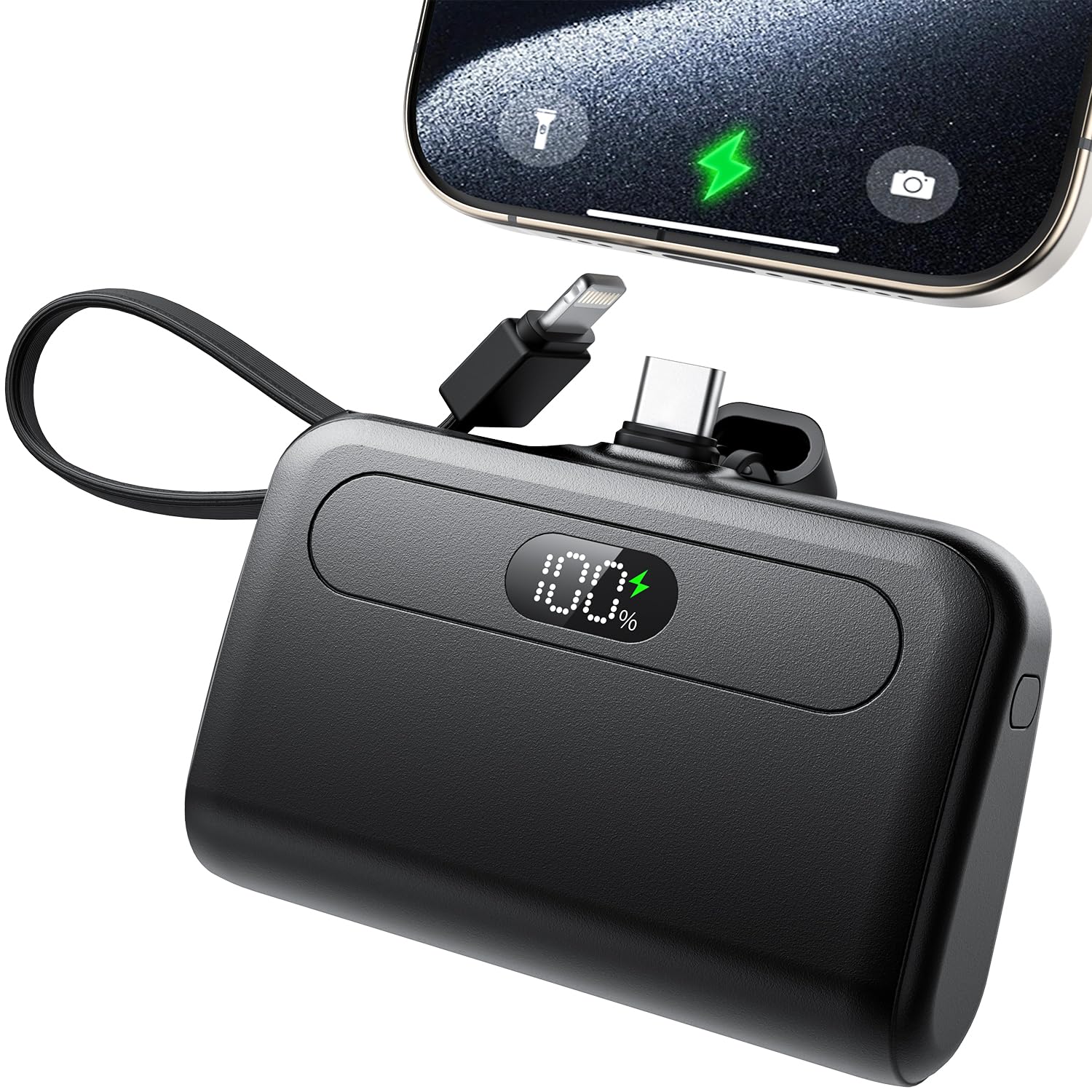 Amazon | モバイルバッテリー 大容量 【2025軽量設計・12000mAh・直