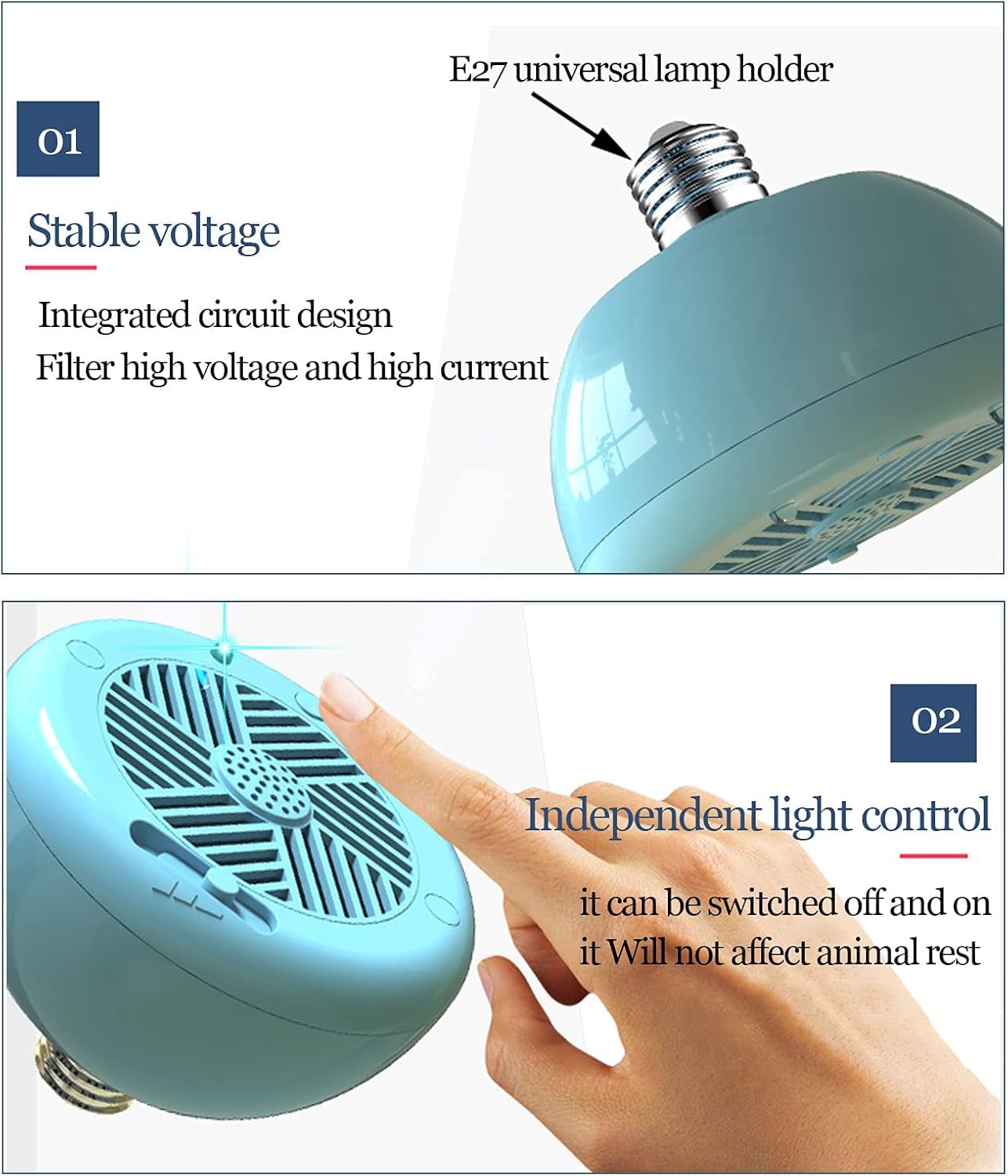 Lampa Grzewcza Dla Szczeniąt Piskląt, Lampa Grzewcza Drobiu Z Trójbiegowym Termostatem I Oświetleniem, Lampa Grzewcza Dla Jagniąt Kaczek Wylęgowych, Idealna Do Użytku Domowego