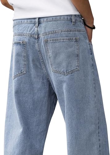 Baggy Jeans Men's Y2K Streetwear Vintage Loose Fit Jeans Denim Trousers Loose Jeans and Straight Cut - 2