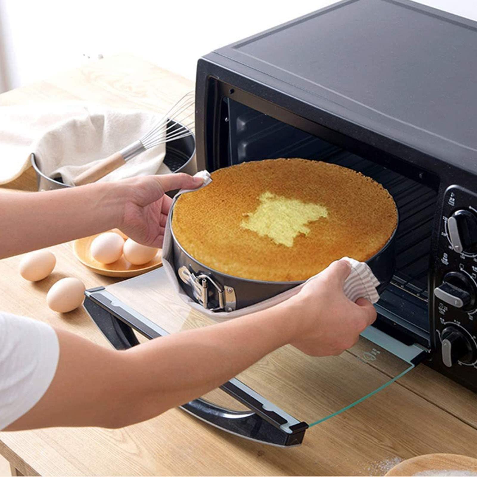 Molde Redondo Desmontable Para Hacer Pasteles De Acero Inoxidable | My