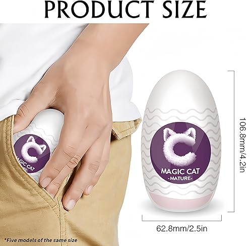Miniatura 32 de 【Mujeres maduras】 Huevo masturbador ultra elástico, masturbadores masculinos de mano con envoltura más suave, bolsillo realista con fuertes
