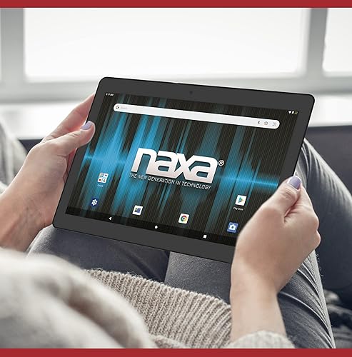 Miniatura 6 de Naxa NID-1021 Core Android 11 Tablet con pantalla HD IPS de 10.1 pulgadas y funda de teclado USB, procesador Quad Core de 1.6 GHz, RAM de 2 GB,