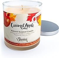 Vista 12 de Vela de soja natural perfumada con corteza de canela, aceites aromáticos esenciales, 100% soja, libre de ftalatos y parabenos, combustión limpia, 9