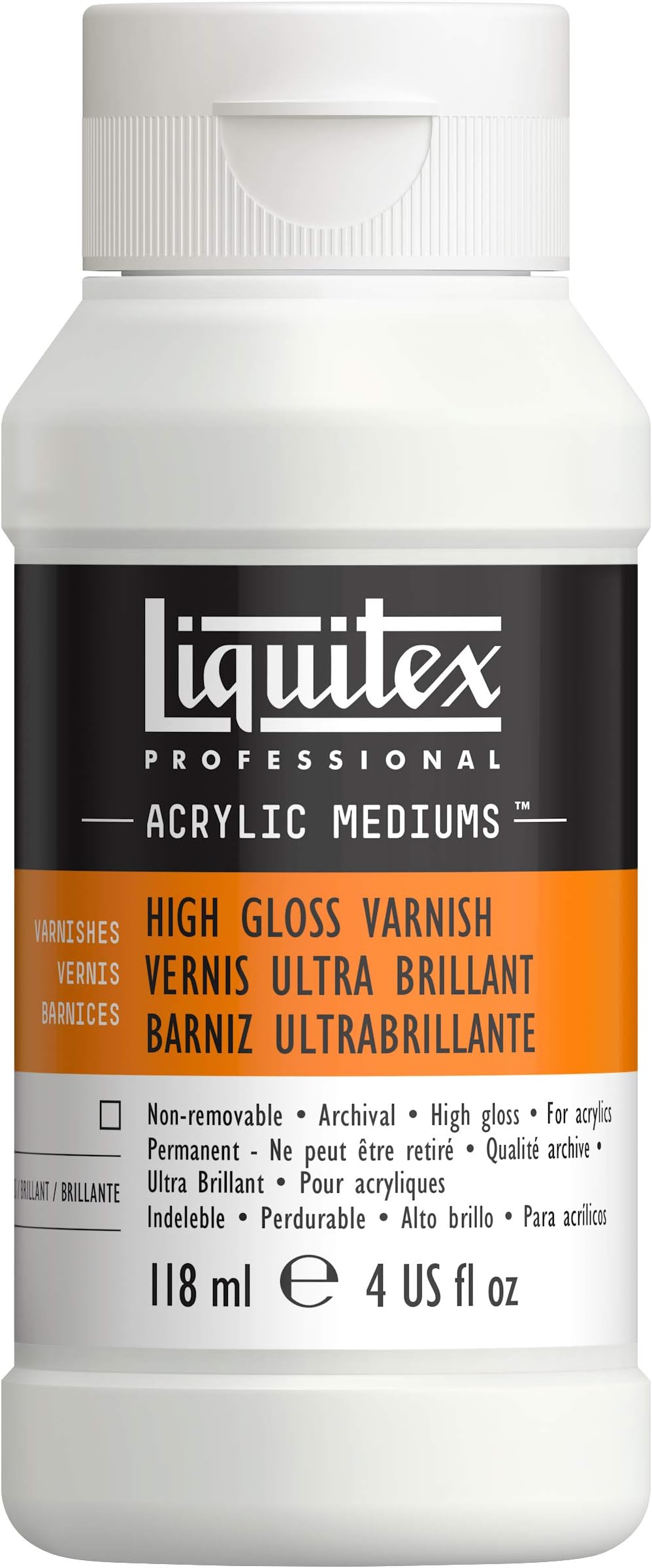 Liquitex Professional Acrylic Varnish, High Gloss, 118 ml
