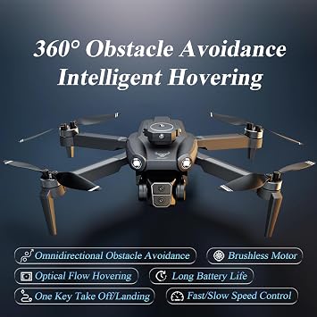 Foldable Drone 1080P Dual Camera Brushless Motor for Adults Beginners