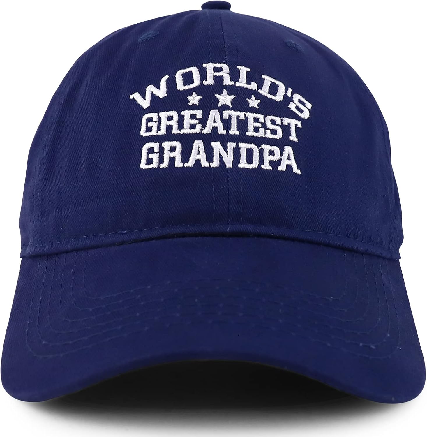 Miniatura 2 de World 's Greatest el abuelo bordado gorra de béisbol algodón suave de perfil bajo