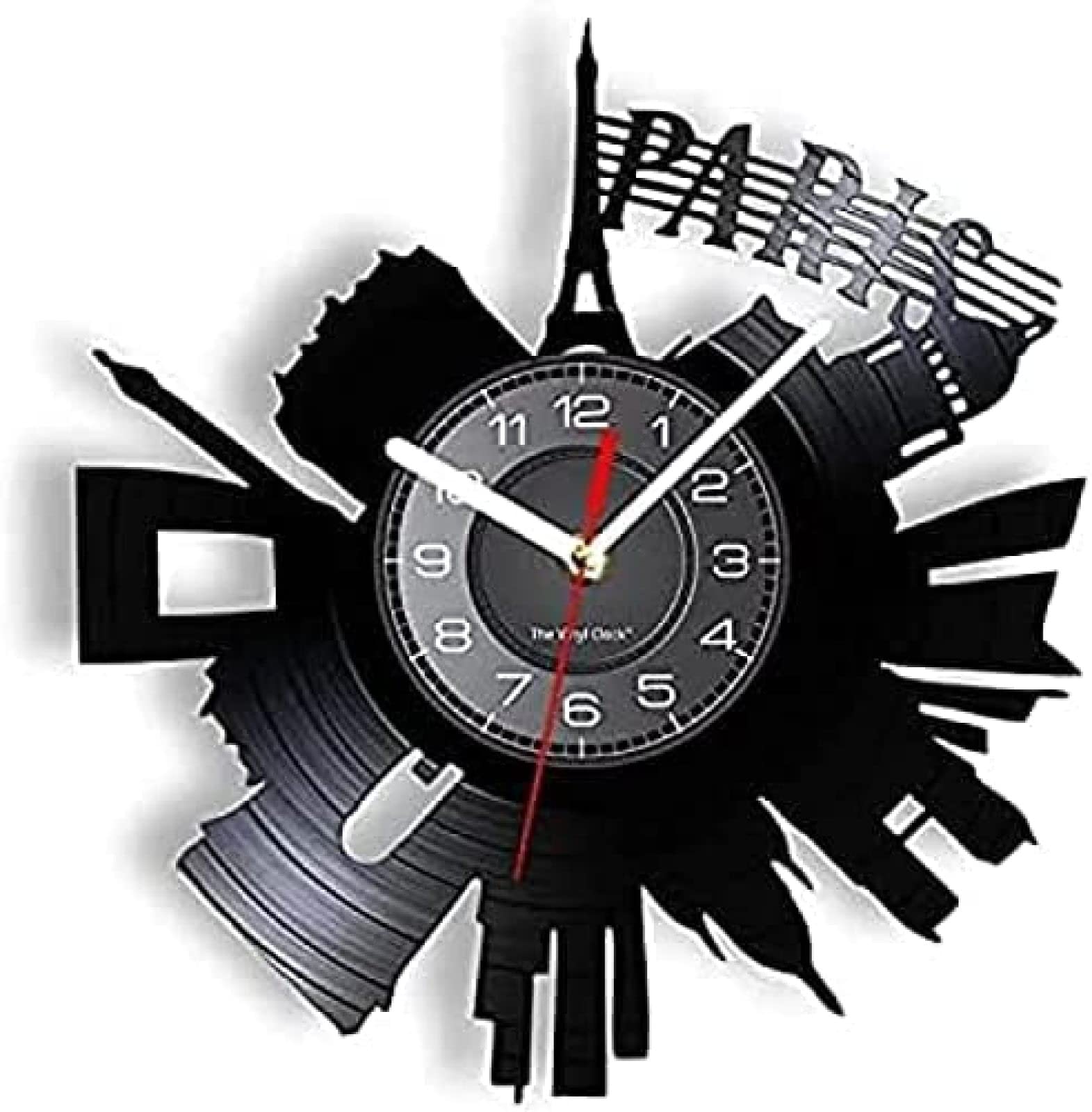 Horloge murale silencieuse Paris pour en finir avec le tic-tac