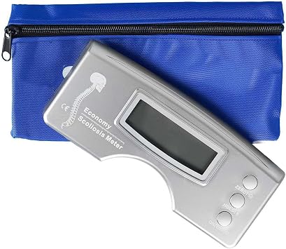Scoliosis meter Electronic, Precise Measure Digital Display Scoliosis meter for Scoliosis Evaluation, Professional Scoliosis meter Pediatric, Portable Human Scoliosis Meter for Therapy Analyzer