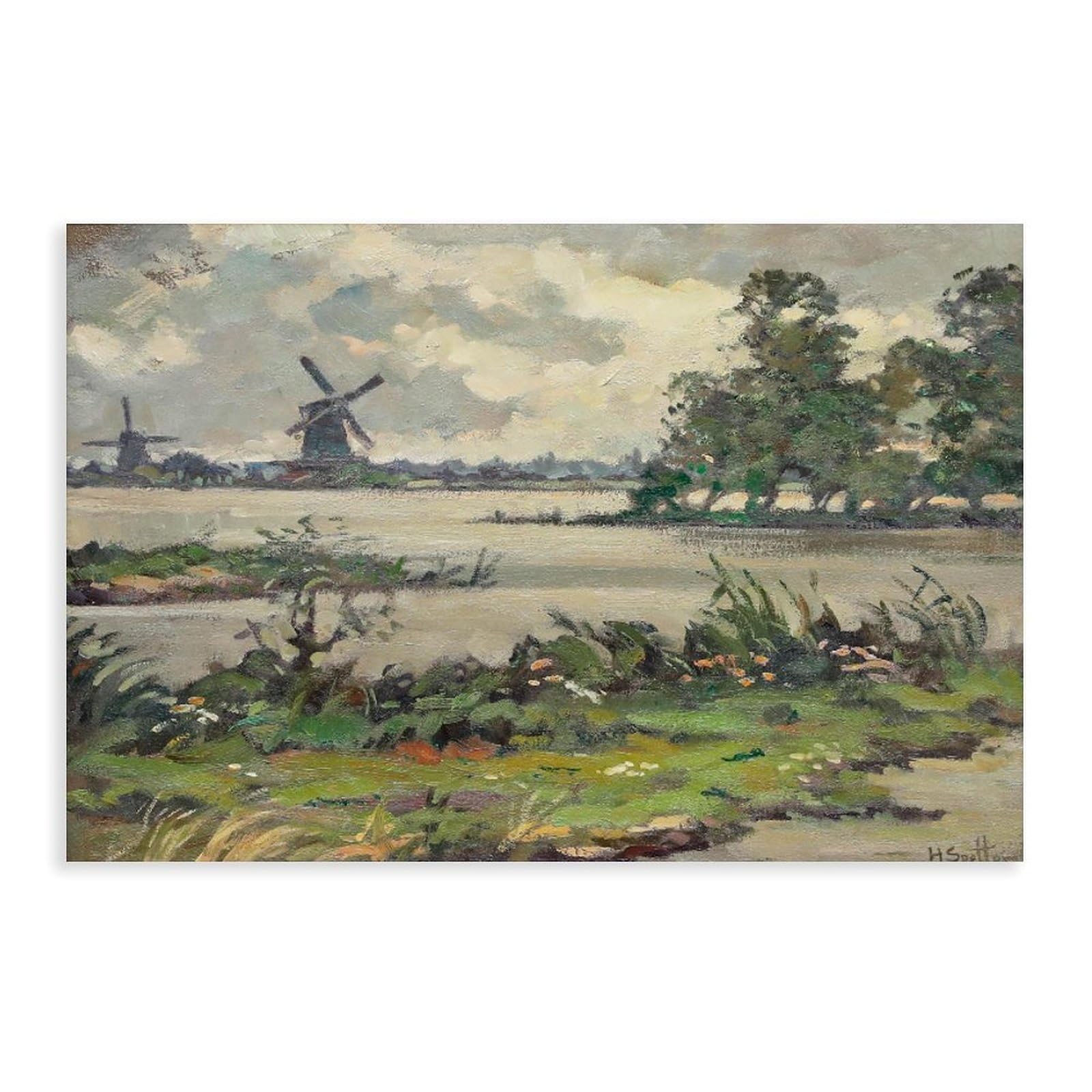 ANFOTCM Hendrik Spetter (1902 sztuka dekoracja ścienna plakat rodzinny bar restauracja garaż kawiarnia sztuka znak prezent 50 x 75 cm)