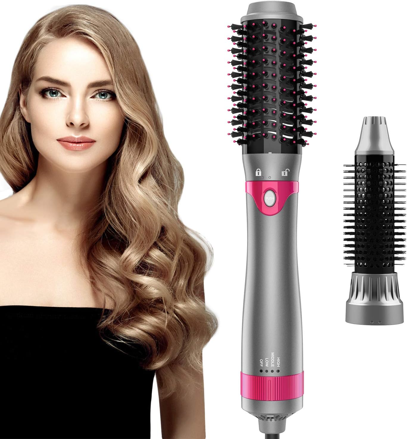 spazzola per l'arricciatura ad aria calda