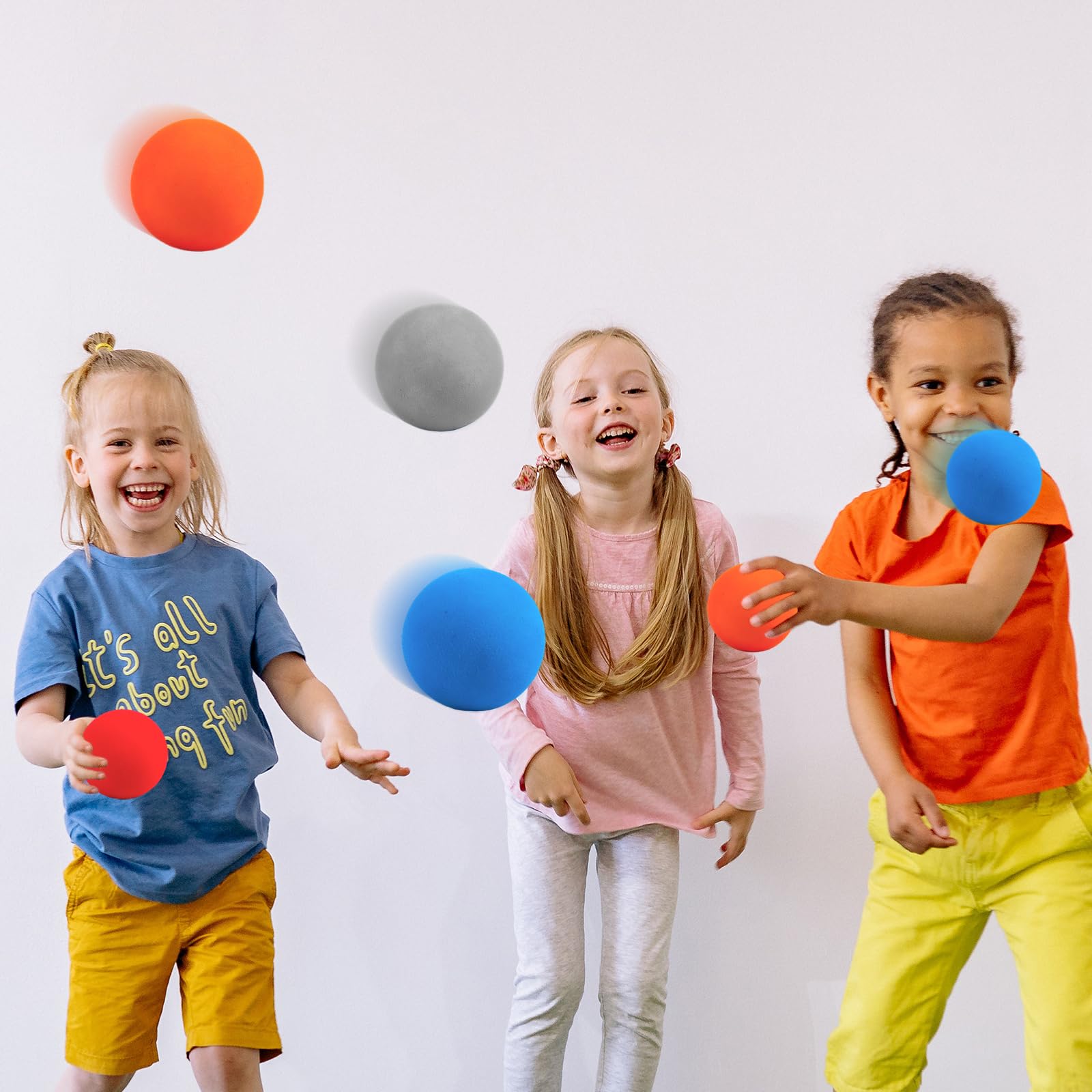 12 Pezzi Palline In Schiuma, 5cm Pallone Di Spugna Eva, Palline Gommapiuma, Palline Morbide Per Un Divertimento Sicuro, Per Adatti A Ragazzi E Ragazze Per Giocare In Sicurezza