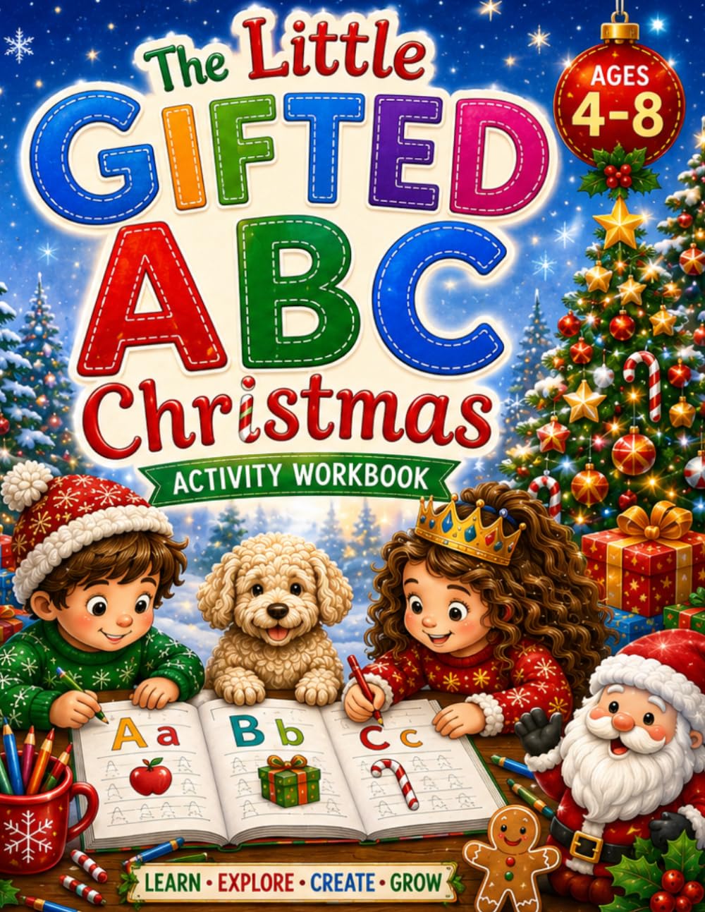 The Little Gifted: ABC Christmas Activity Workbook