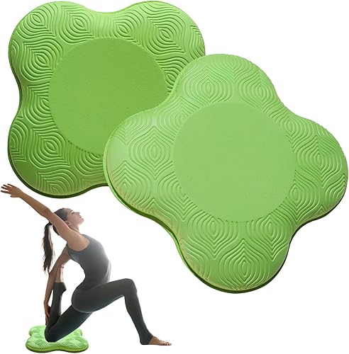 Miniatura 14 de Juego de 2 Almohadillas de Rodilla para Yoga - Cojín de Espuma Extra Gruesa para Arrodillarse para Rodillas, Codos, Muñecas, Cabeza - Esenciales de