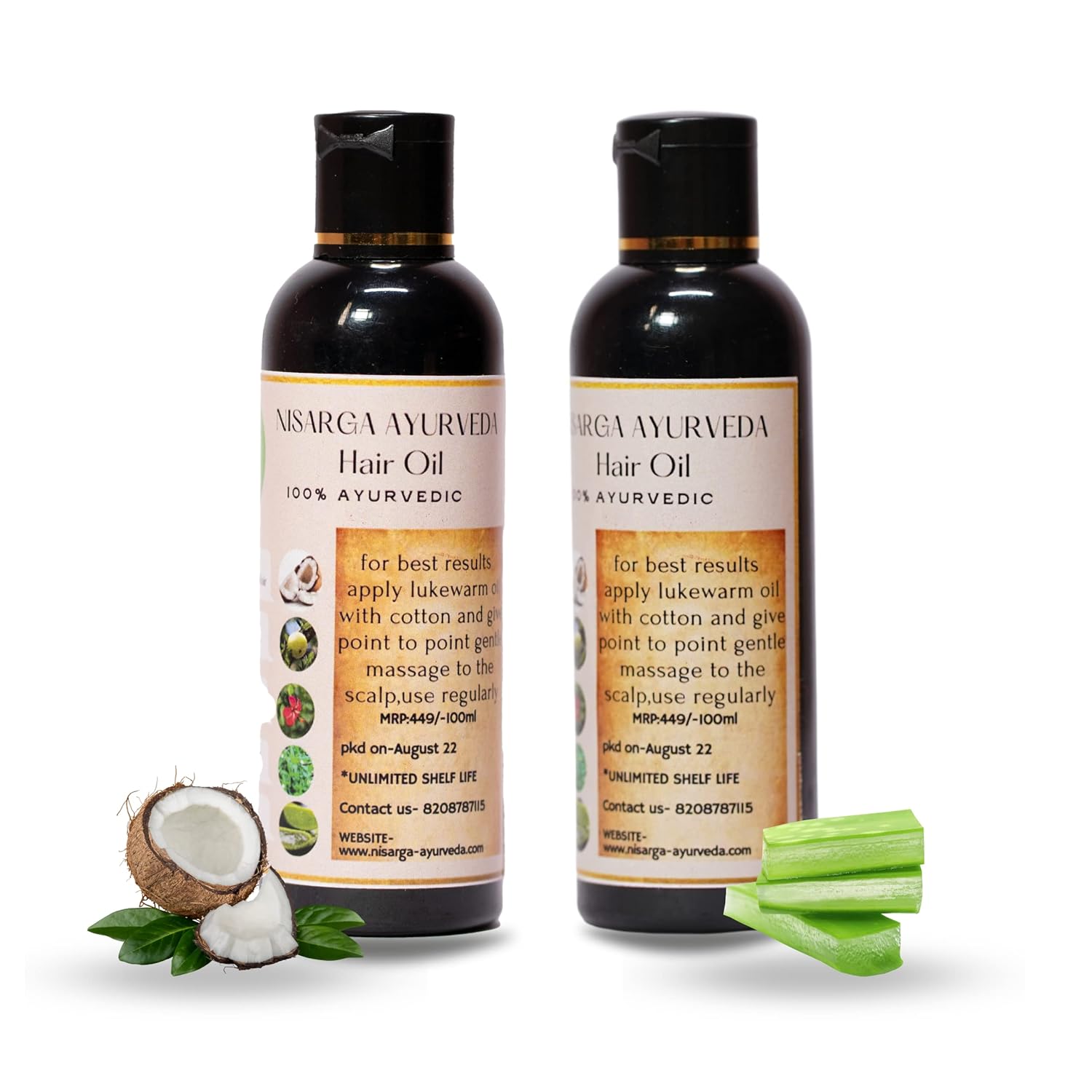 Buy Nisarga Ayurveda Hair Oil for Hairs Growth Hair Fall controll Hair