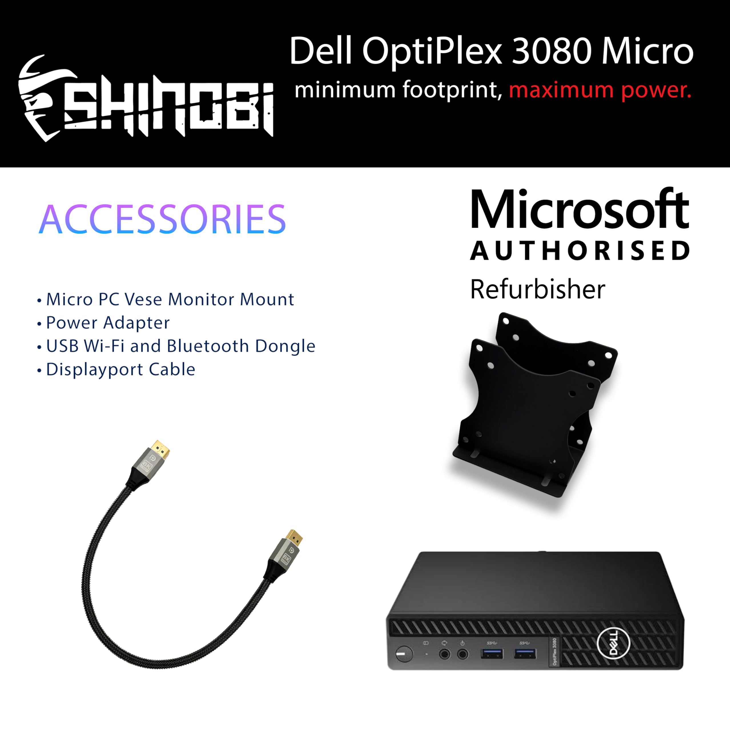 ミニPC Dell OptiPlex 3080 Micro + Office 2024 Amazon.com: Dell Optiplex 3080 Micro Form Factor Business Desktop