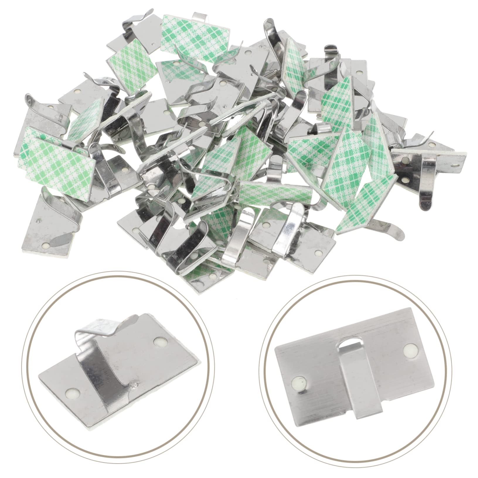DOITOOL 150stücke Selbstklebende Kabelclips Für Geräte Metall Kabelorganizer Mit Kreativem Design Zur Effektiven Kabelführung Und Ordnung Tisch Geeignet Für Küchengeräte Und