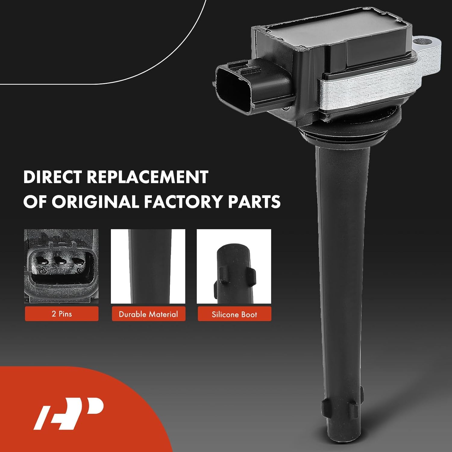 A-Premium Set of 4 Ignition Coil Pack and Iridium Spark Plugs Compatible with Nissan Sentra 2007 2008 2009 2.0L