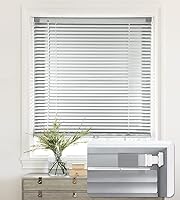 Vista 21 de LazBlinds Mini persianas horizontales de aluminio inalámbricas de 1 pulgada, persianas de filtrado de luz de tamaño personalizado para ventanas