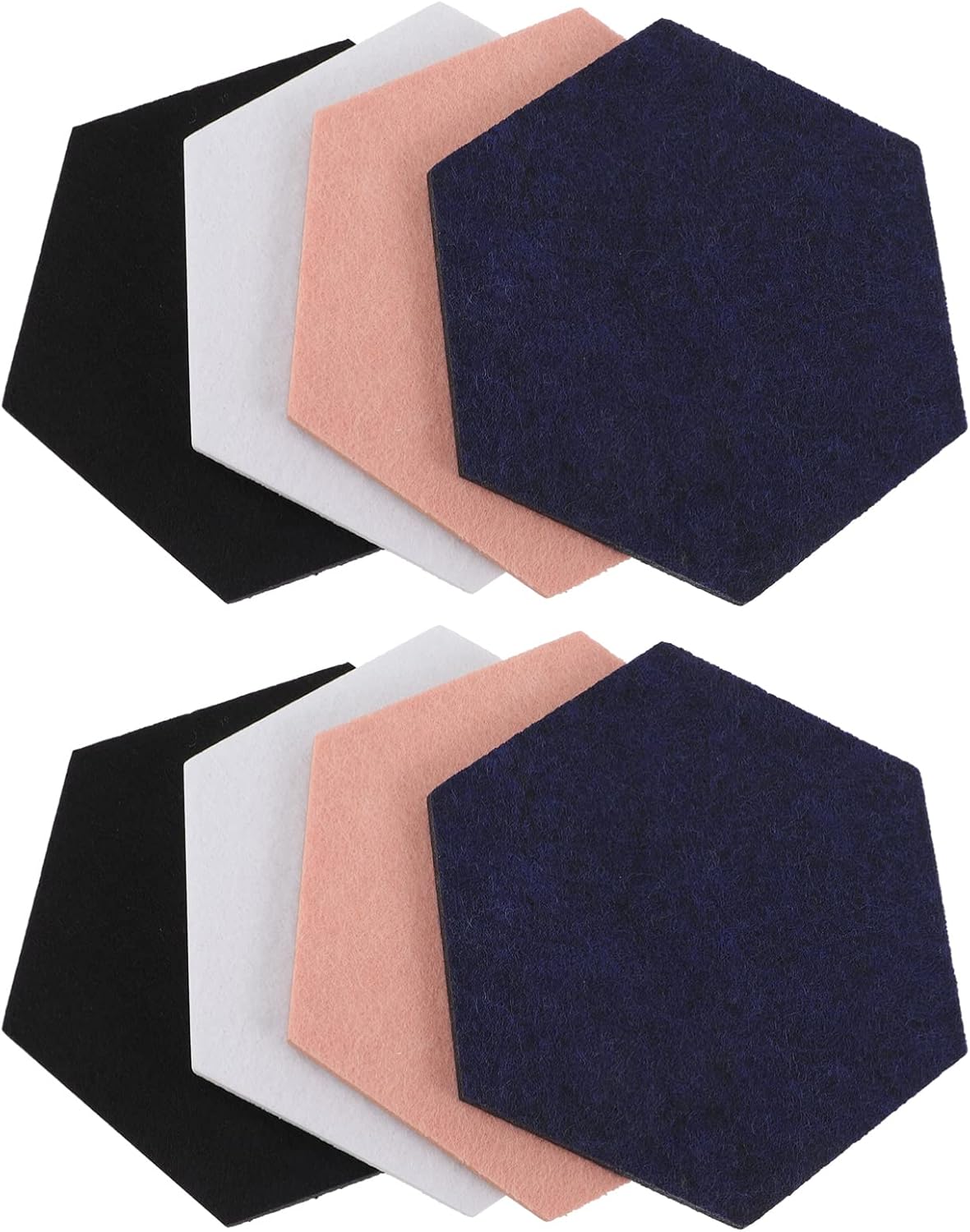 POPETPOP 8pcs Felt Wall Stickers Memo Board Soundproofing Felt Panels Bulletin Felt