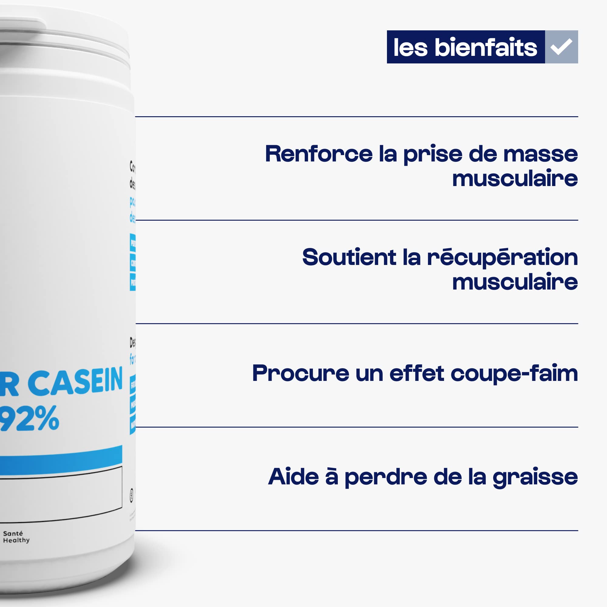 Nutrimuscle Caseina Micellare Isolata | Purezza record 92% - Costruzione muscolare - Soppressore dell'appetito - Assimilazione molto lenta - Non OGM - Costruzione muscolare e fitness (500 g)