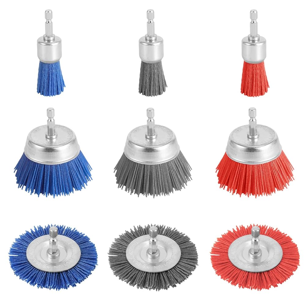 Amazon.co.jp: ナイロンワイヤーホイール&カップブラシセット