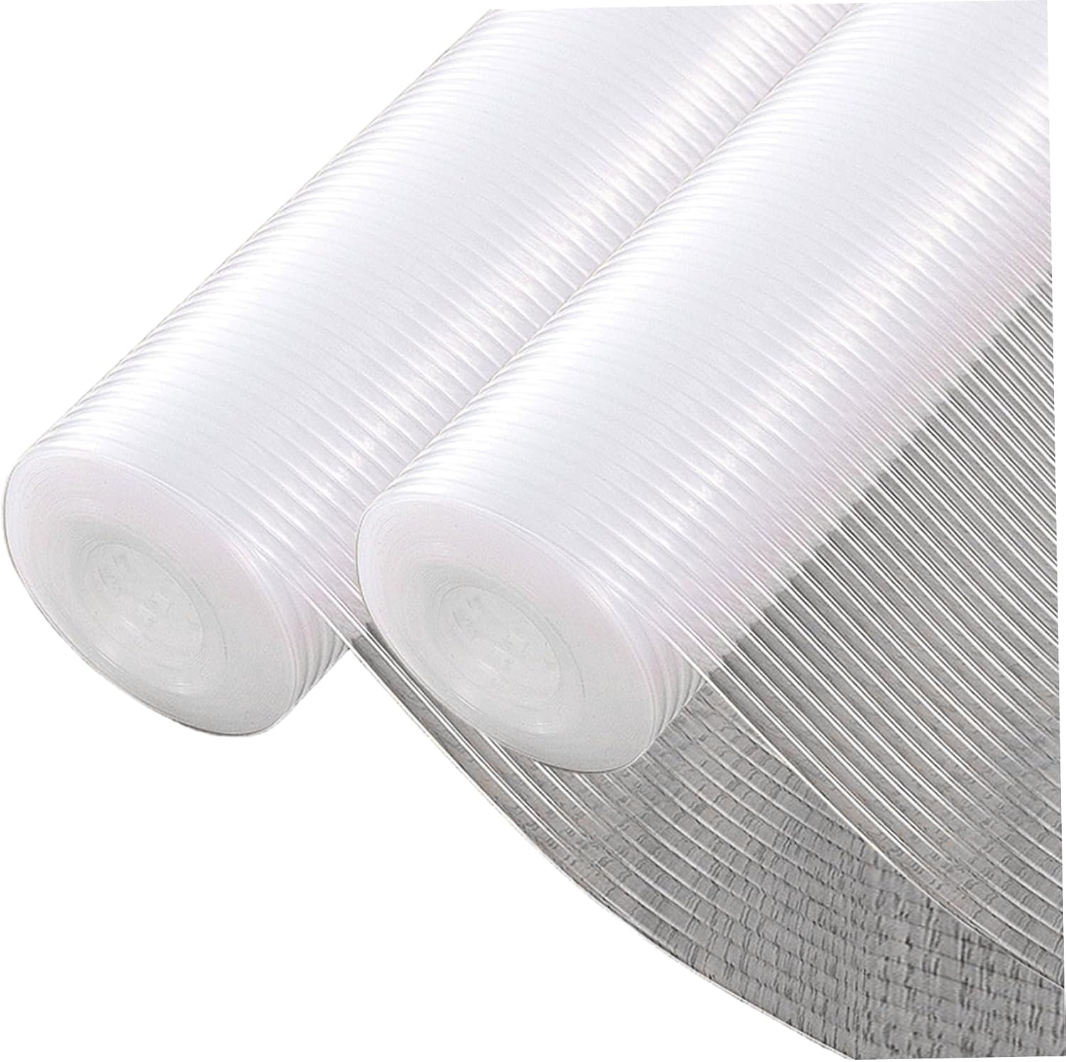 2 Rolls Shelf Liner Non Adhesive Water & Oil Proof Cabinet Liners Food Grade Non-Slip Fridge Mats for Kitchen Cabinet Drawer Cupboard &1 &1