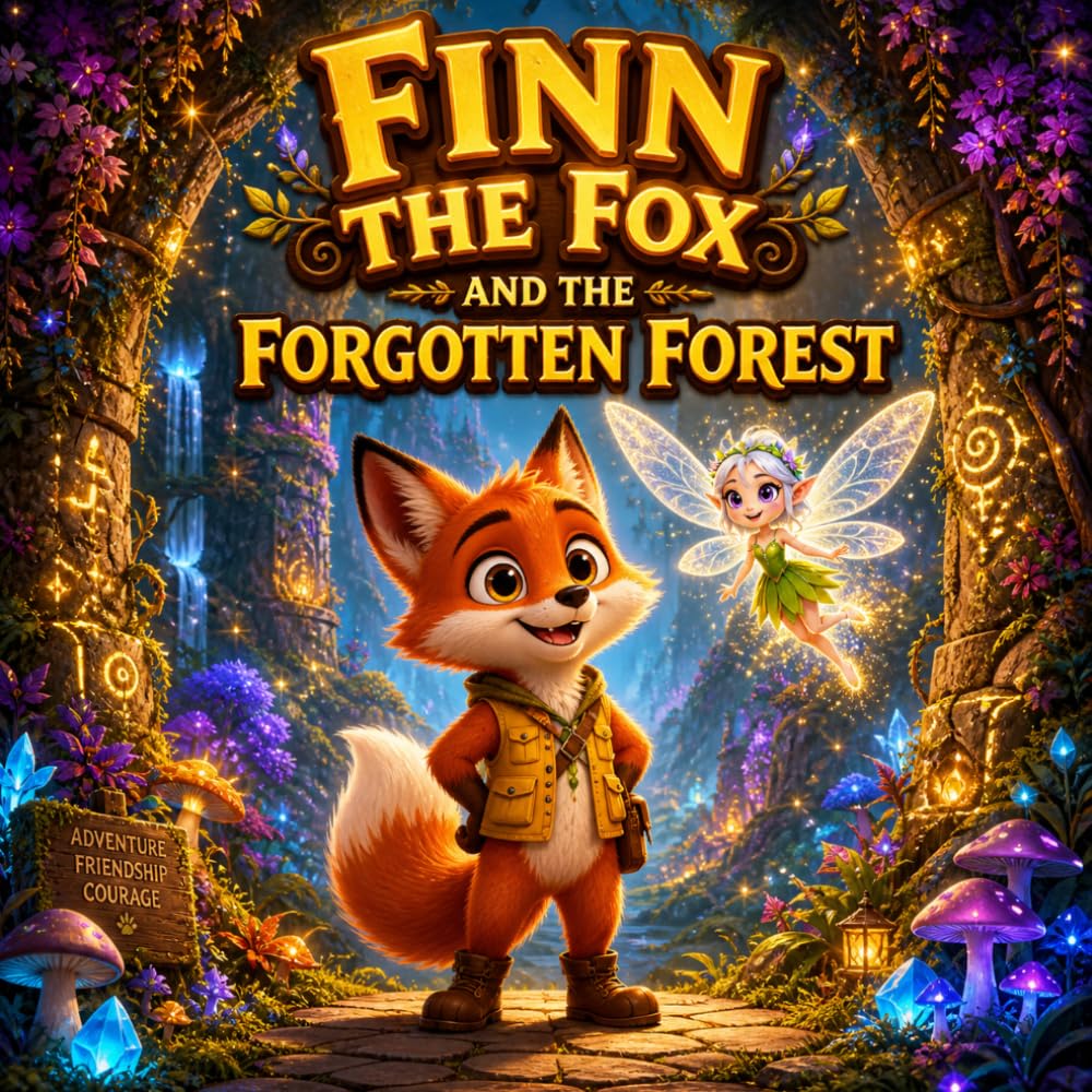 Animal Magic Story for Kids Ages 4–8: Finn the Fox and the Forgotten Forest Teaches Courage and Kindness: Heartwarming Storybook for Kids & Toddlers | ... | Fun & Educational Storybook for Toddlers
