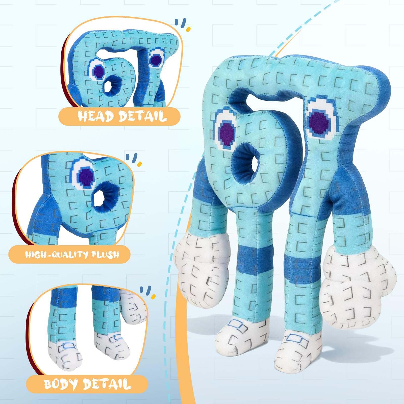 Wsndyjia Steal a Brainrot 67 Plush - Image 3