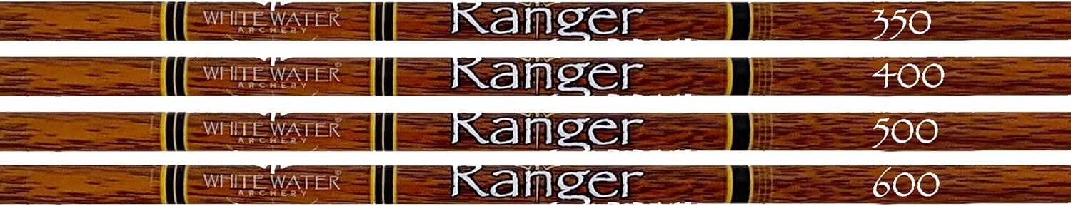 White Water Archery Ranger Traditional Wood Grain Carbon Arrow Test Kit .204