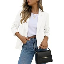 luvamia Blazers for Women Business Casual Long Sleeve Dressy Suit Jackets