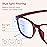 Gaoye Stylish Blue Light Glasses for Woman - Computer Glasses for Blue Light Blocking - Lightweight Frames - 3 pack