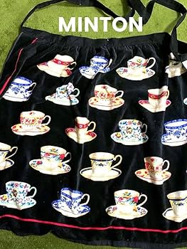 ミントン　タオル地エプロン　ティーカップ柄　タグ付き新品未使用 MINTON タオルエプロン ティーカップ柄 - メルカリ