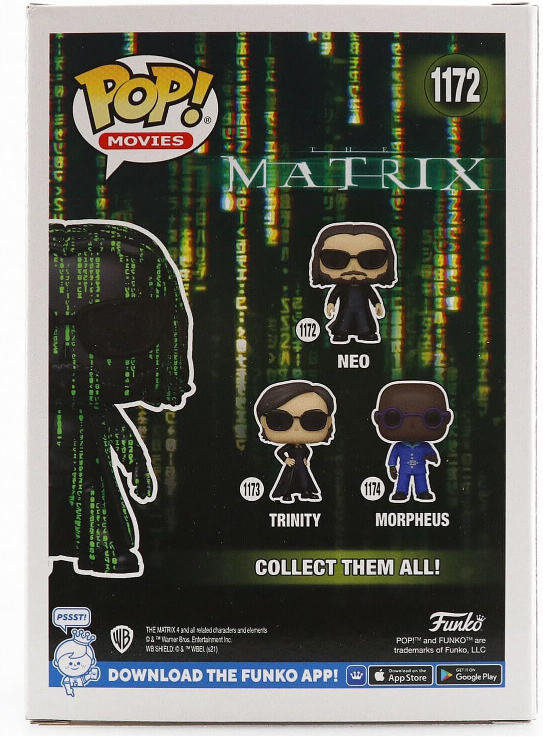 Funko - Pop The Matrix Neo Exclusive Action Figure, Multicolor (133741)