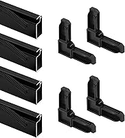 Prime-Line PL 7791 Aluminum Screen Frame Kit 36x36 Inch Matte Black - Spline, Corners Included for Easy Window Screen Repair