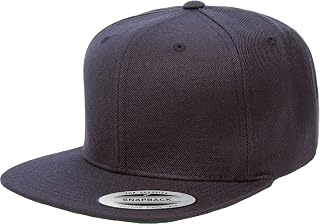 Classic Wool Snapback with Green Undervisor Yupoong 6089M