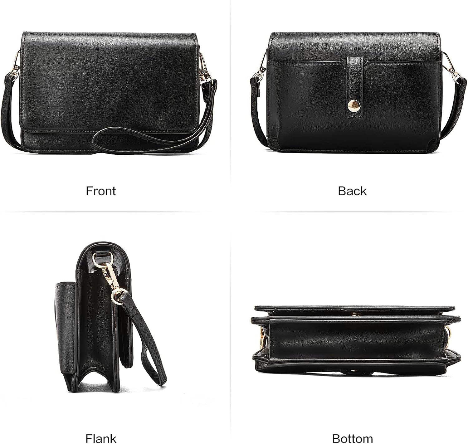 BROMEN Crossbody Bags for Women Small Cell Phone Shoulder Bag Wristlet Wallet Clutch Purse - Image 6