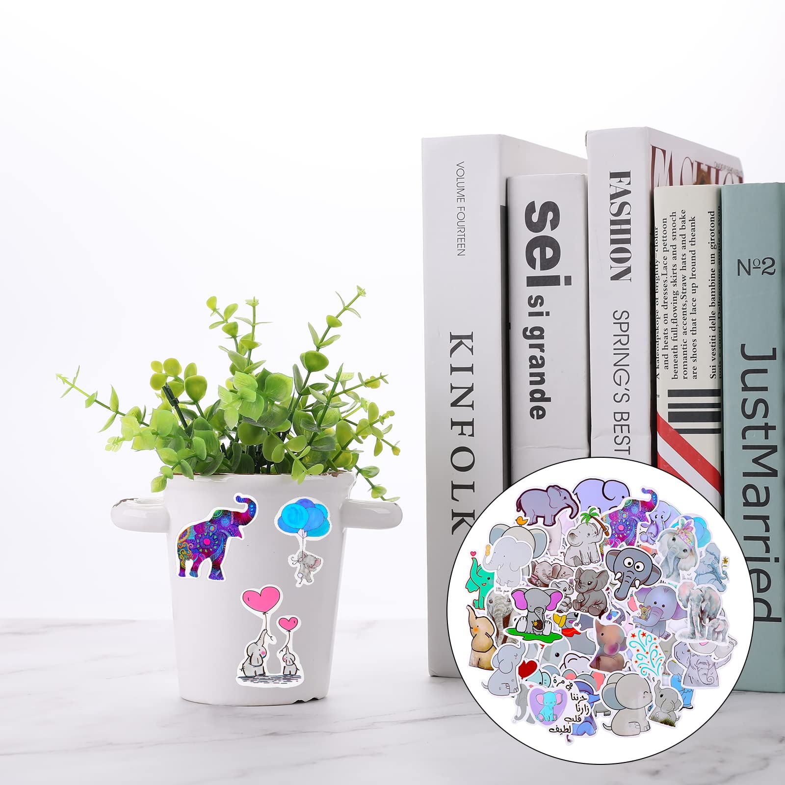 IBEIKE Capybara Lot De 50 Autocollants Mignons En Vinyle Imperméable Pour Ordinateur Portable, Journaux, Bouteilles D'eau, Bagages