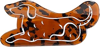 Pearhead Dog Hair Claw Clip, Tortoise Shell Dog Barrette with Strong Hold