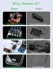 Cargador Portátil Batería Externa 50000mAh, Carga Rápida 22.5W con Cables Integrados, Viaje Camping 4 Salidas, Pantalla LED para iPhone, Android, iPad, Negro 2