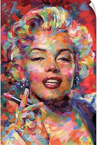 Vinilo decorativo de Marilyn Monroe, obra de arte musical