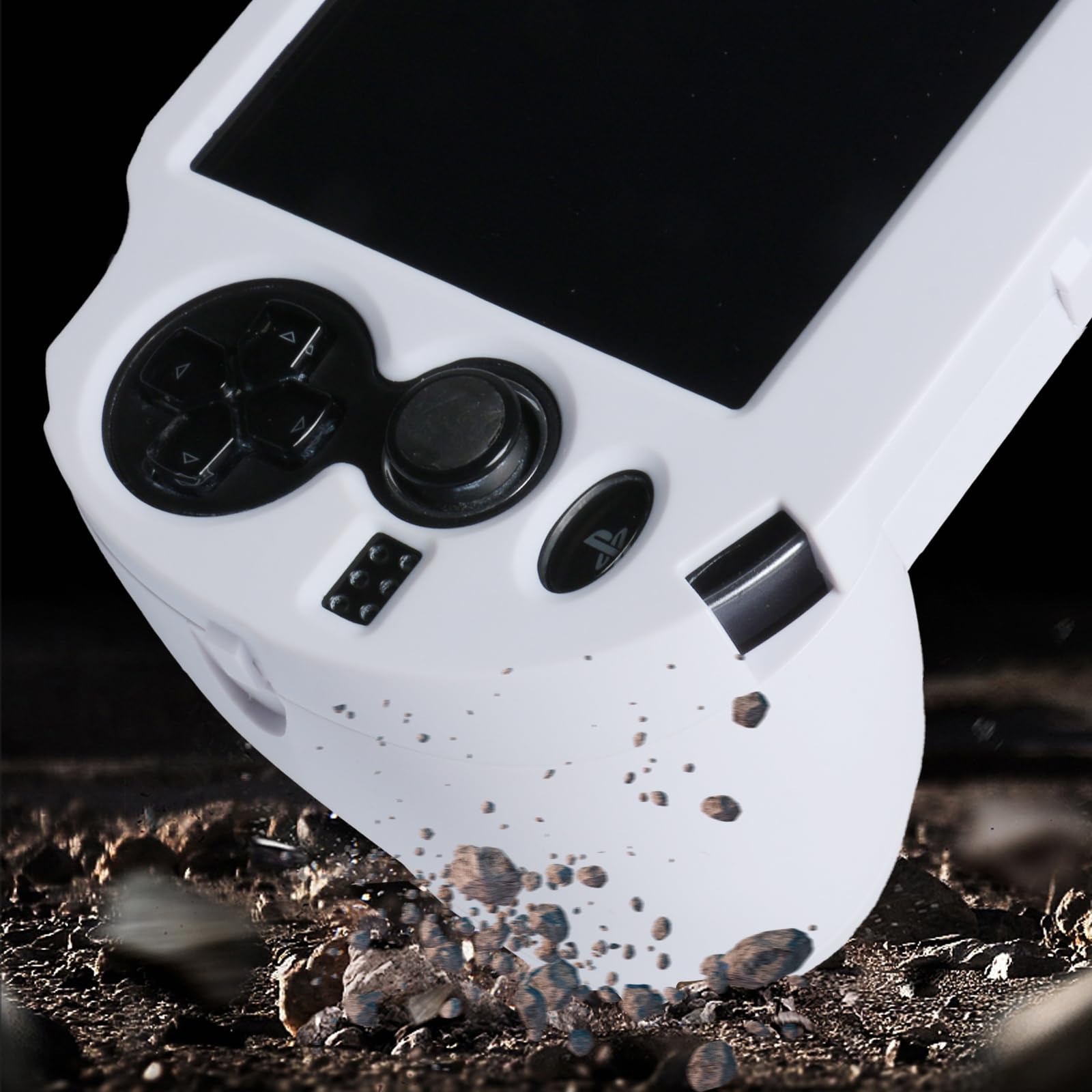 L2 R2 Coque de protection pour manette PSVita 1000 Blanc