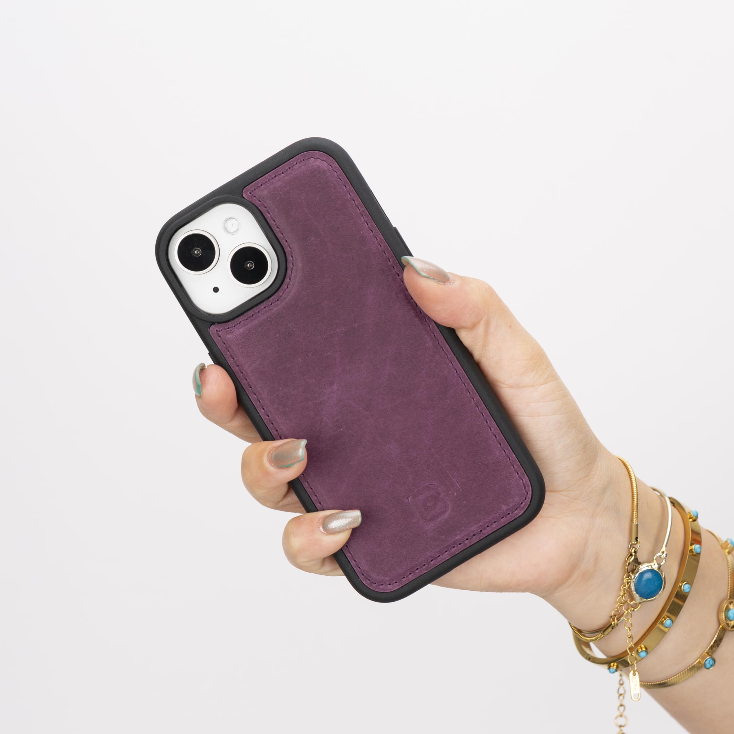 Amazon.co.jp: BOULETTA iPhone 15(6.1インチ)対応 スマホケース 本革