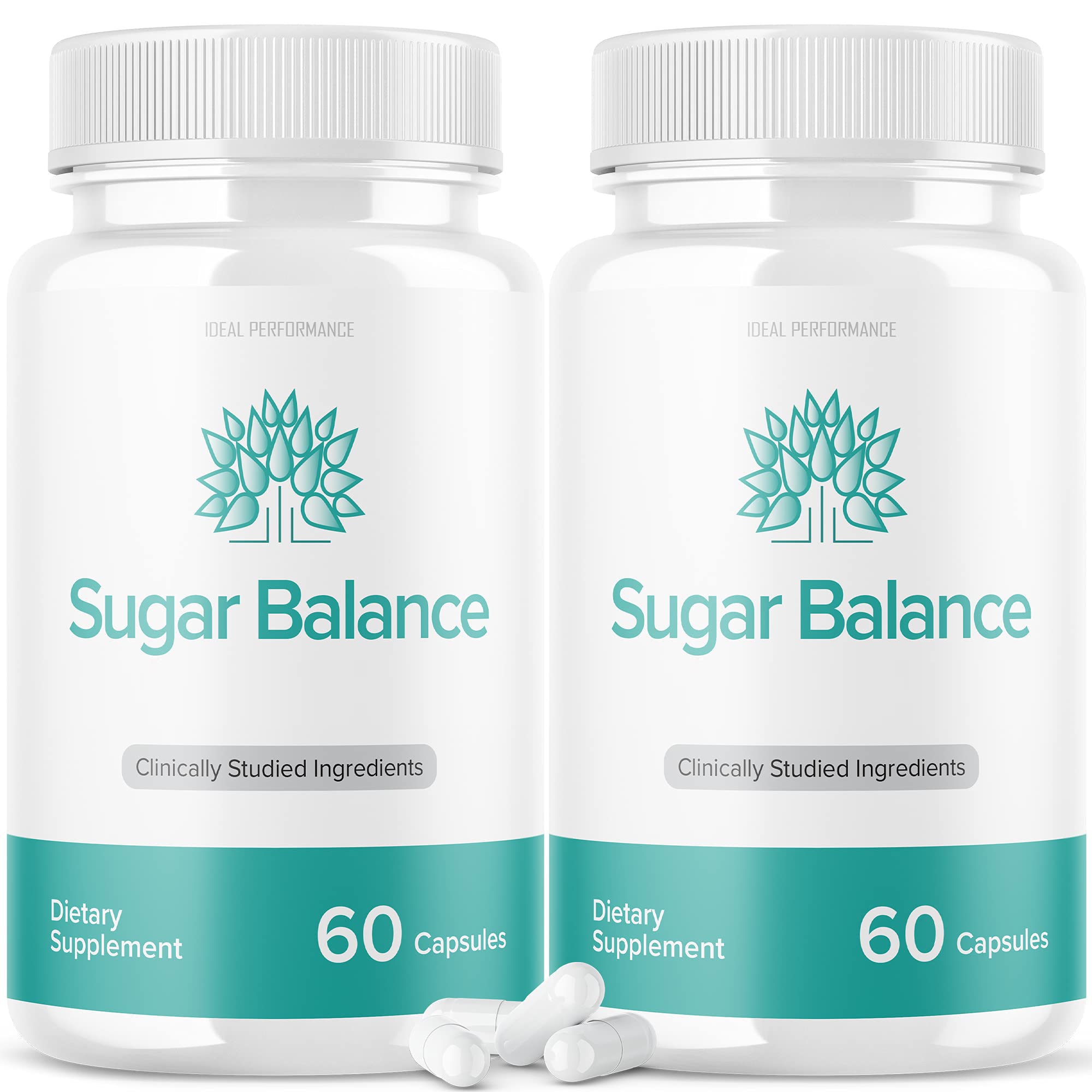 Sugar Balance Capsules, Official SugarBalance Supplement Pills - Maximum Strength, All Natural Ingredients Health & Wellness Support, Advanced Formula Sugar Balance Support Pills Reviews (2 Pack)