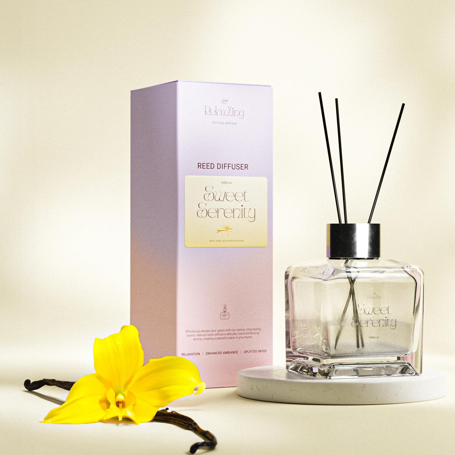 RelaxZing Reed Diffuser, Essential Oil Diffusers for Home, Aromatherapy ...