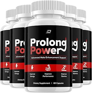 Prolong Power Pills Supplement, Prolong Power Capsules, Prolong Power Advanced Tablets, Prolong Power Pills Reviews, Prolong Power All-Natural Support Formula (5 Pack - 300 Capsules)