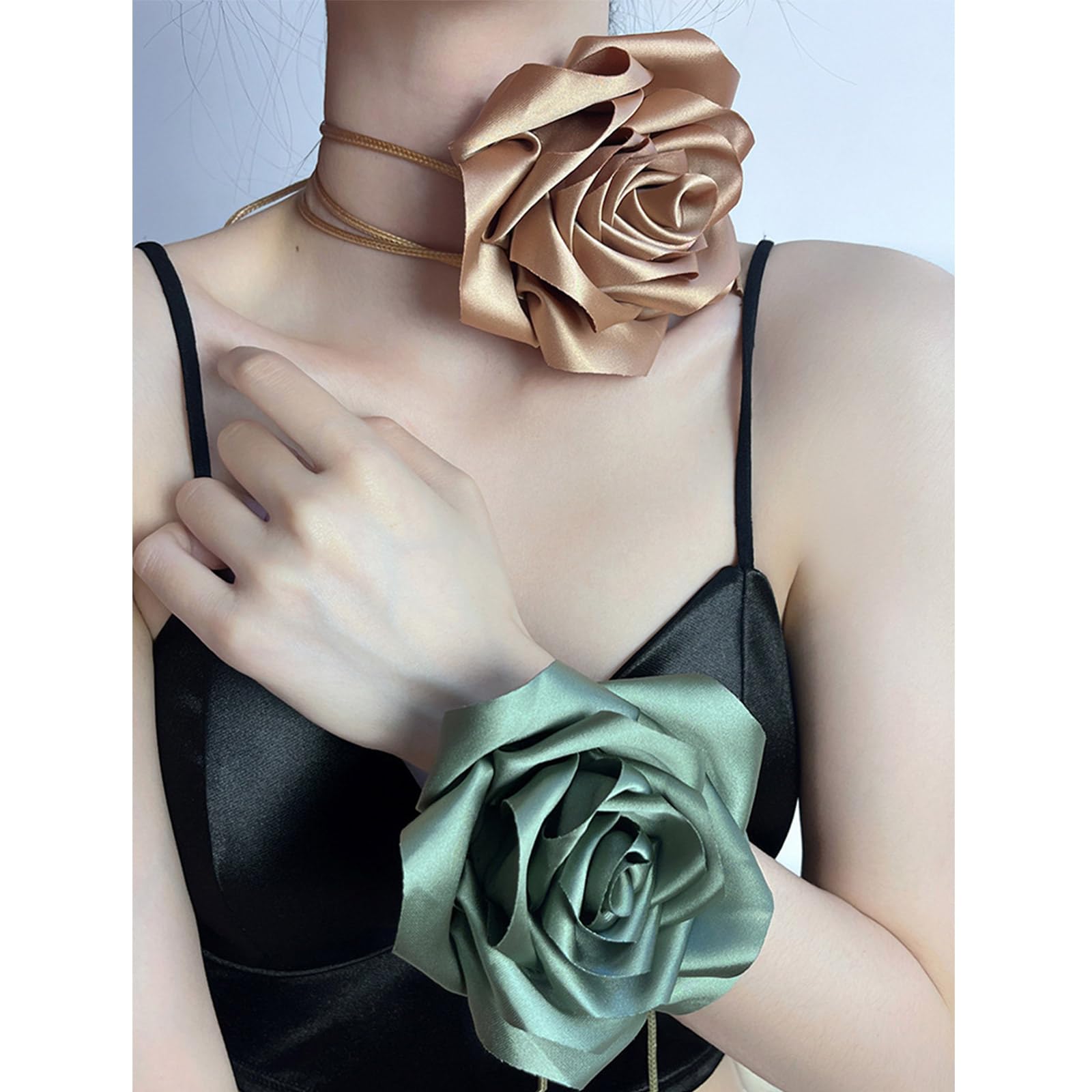 Bethynas Collana girocollo vintage con perle barocche fatte a