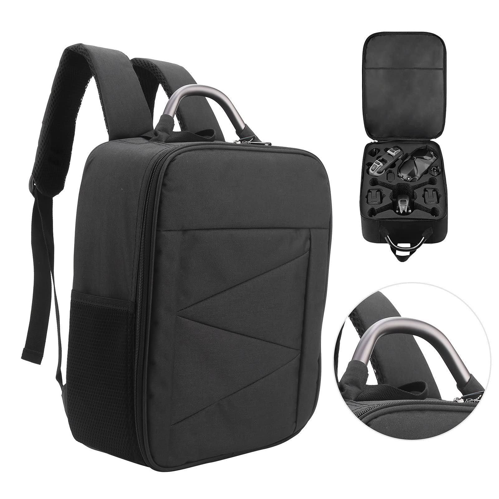 Zaino portatile per drone Custodia da viaggio antiurto Custodia protettiva Borsa multifunzionale per fotografia all'aperto Contenitore hardware ad alta capacità per FPV Combo